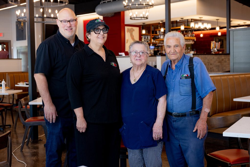 DiCrisitna's Owner & Chef | Maria and Frank Pyburn, and Josie and Phillip DiCristina